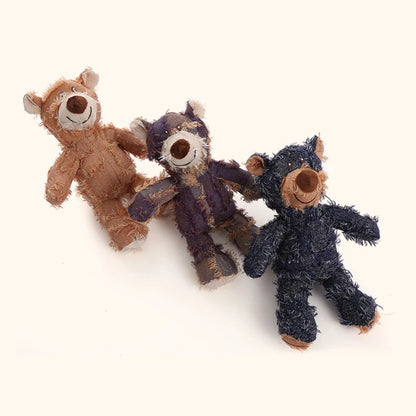 Petkin - Bear Character Plush dog toy