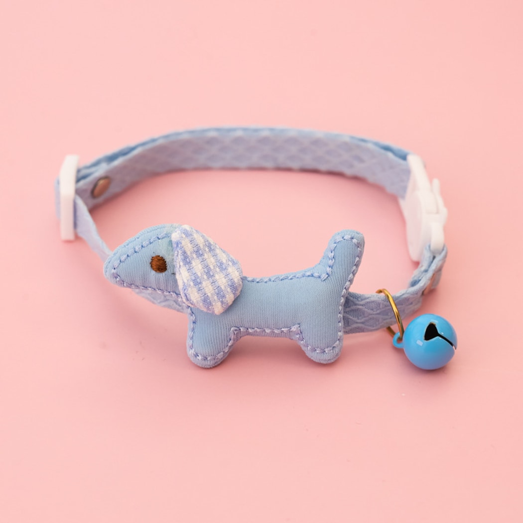 Mokka - Puppy Motif Bell Cat Collar