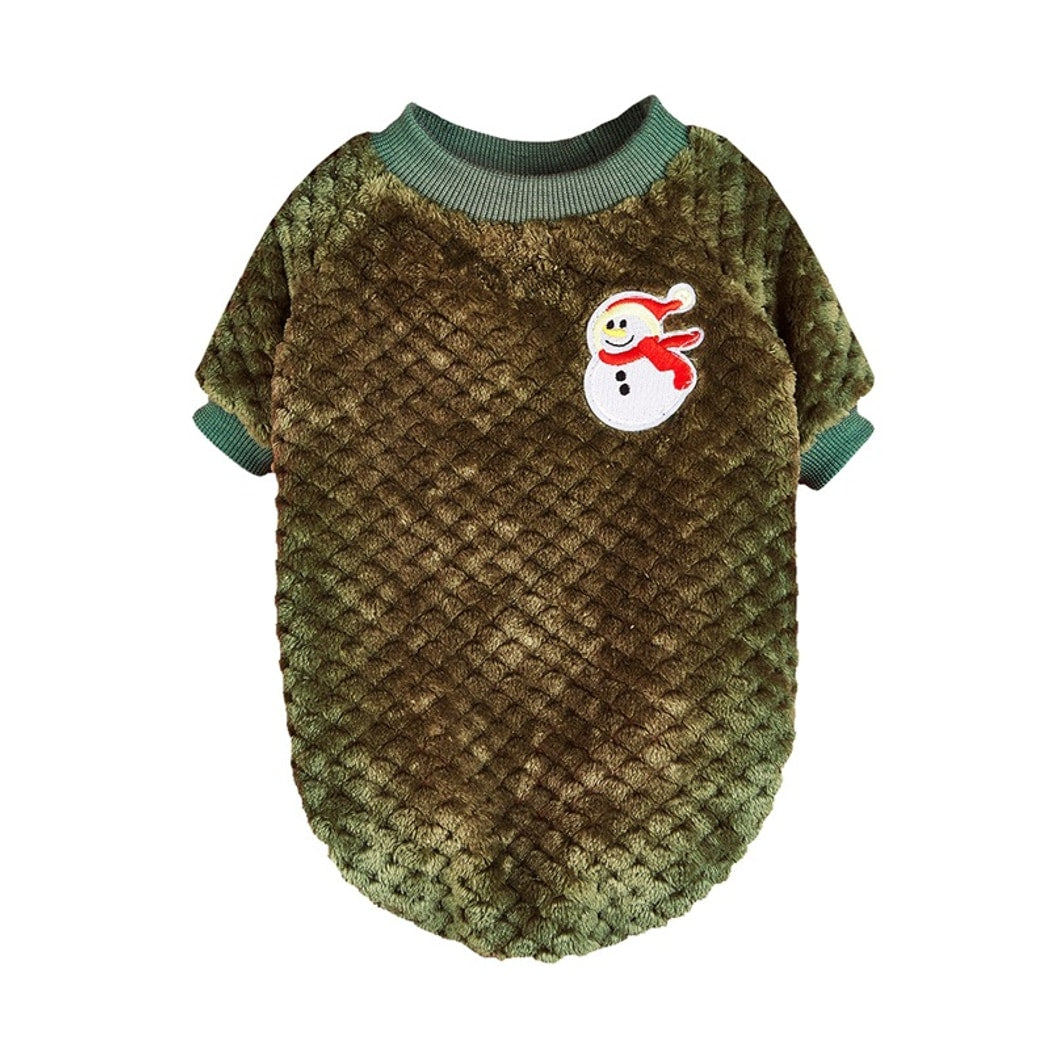 Christmoo - Christmas Motif Two-Leg Pet Outfit T-Shirt
