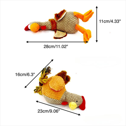 Petkin - Chicken Squeaky Pet Toy
