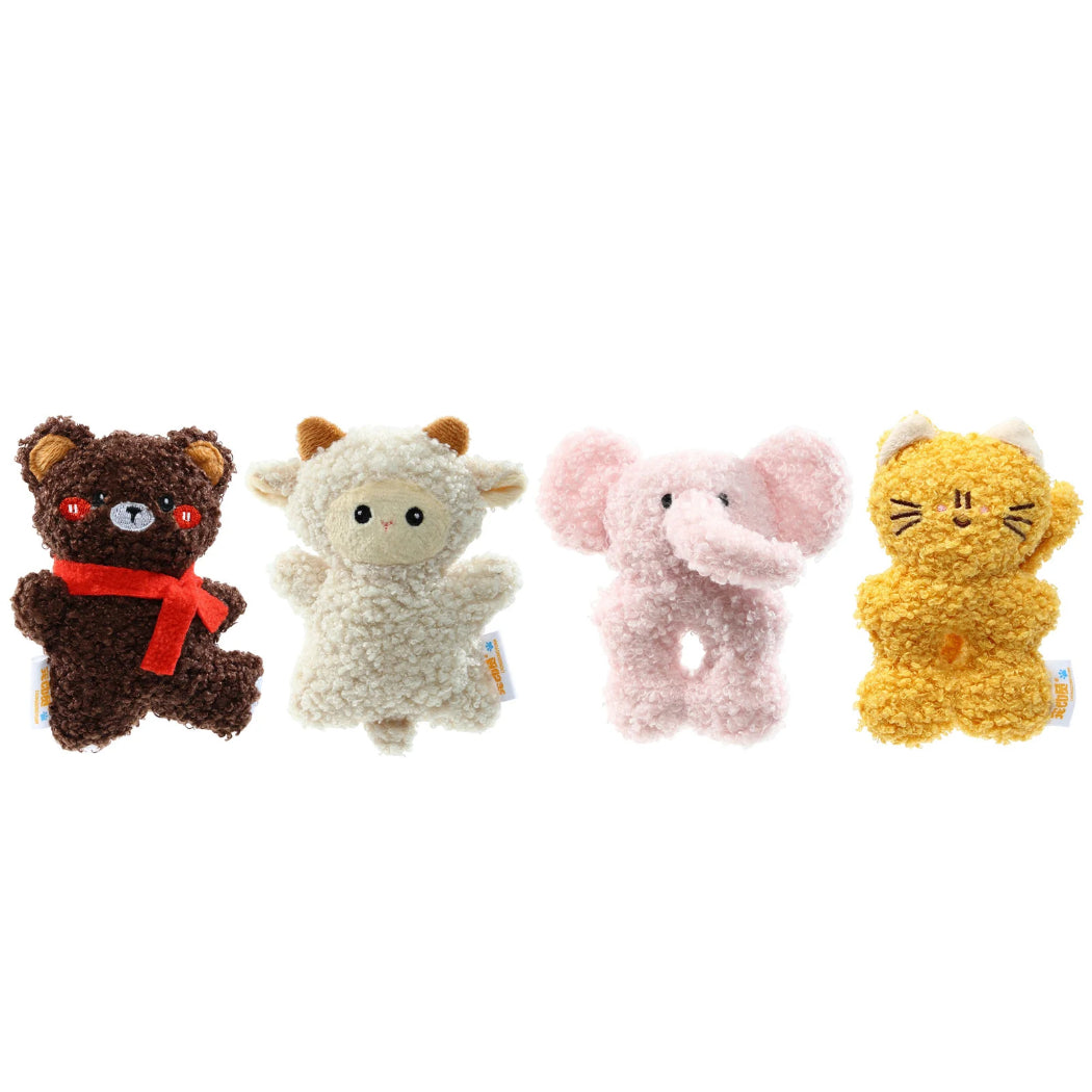 Petkin - Curly-Pile Animal Character Dog Toy