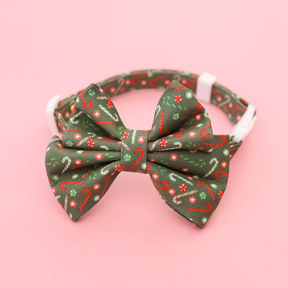 Christmoo - Christmas Cat Collar with Bell Bow Collar