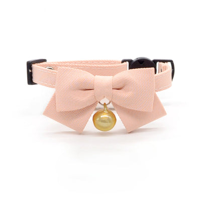 Mokka cat collar displayed flat showing full length and buckle