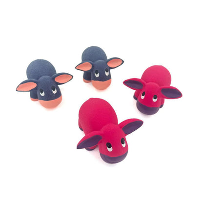 Petkin - Donkey Dog Toy | Squeaky Animal Chew Toy | Small Rubber Pet Toy