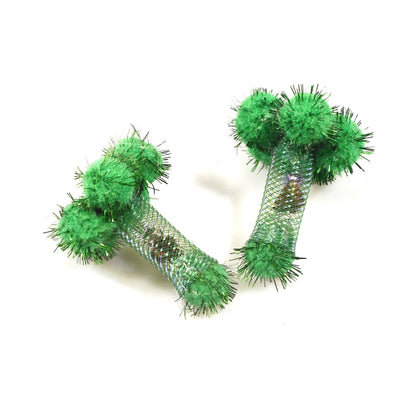 Moo - Green Pom Club Interactive Cat Toy