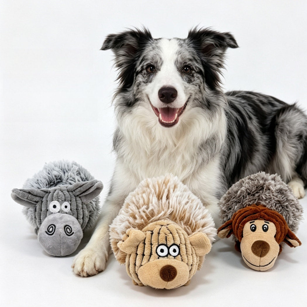 Petkin - Plush Animal Theme Pet Squeaky Toy