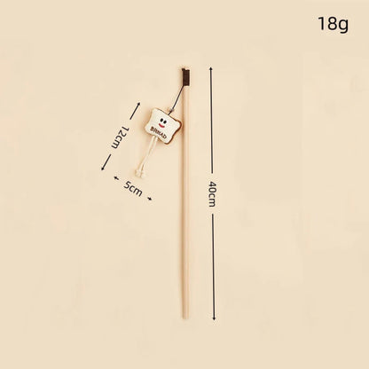 Moo - Food-Shaped Charm Cat Teaser Wand