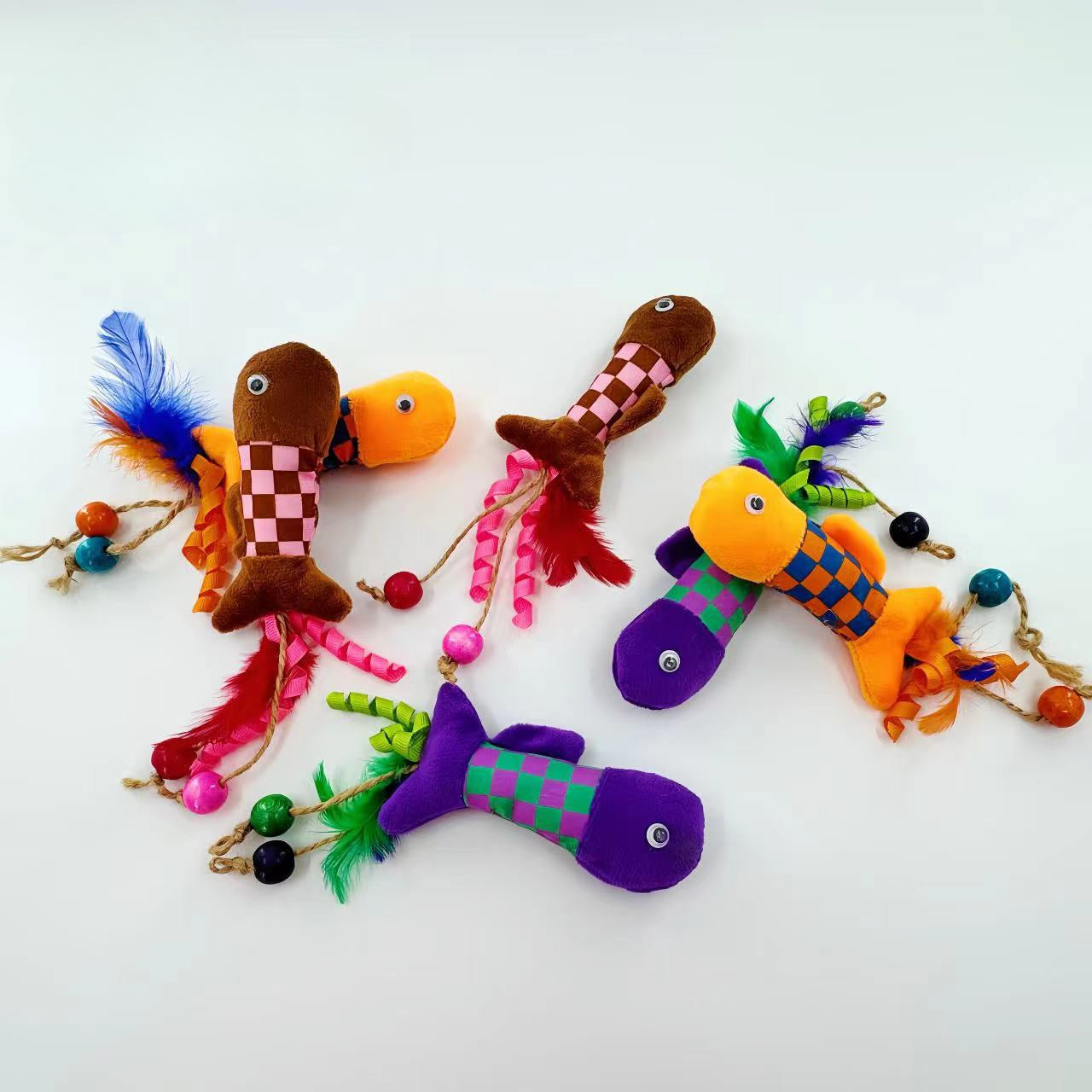 Moo - Colorful Fish Cat Toy