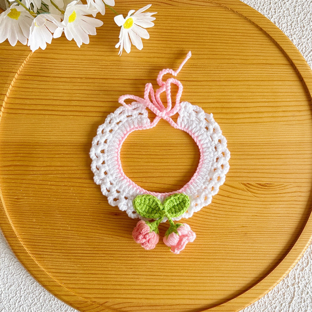 Mokka - Princess Style Flower decorated Pet Collar