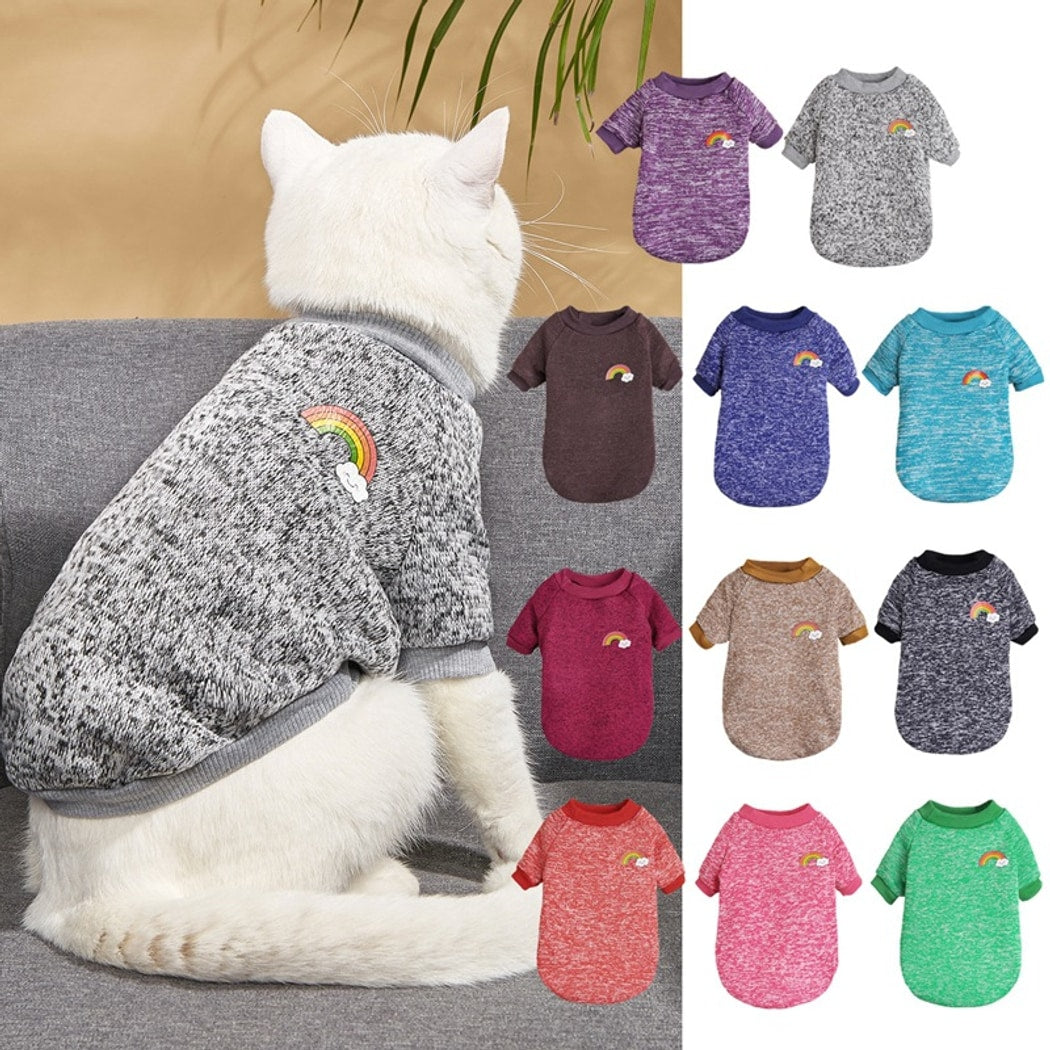 Ozzie - Rainbow Label Round Neck Dog Sweater