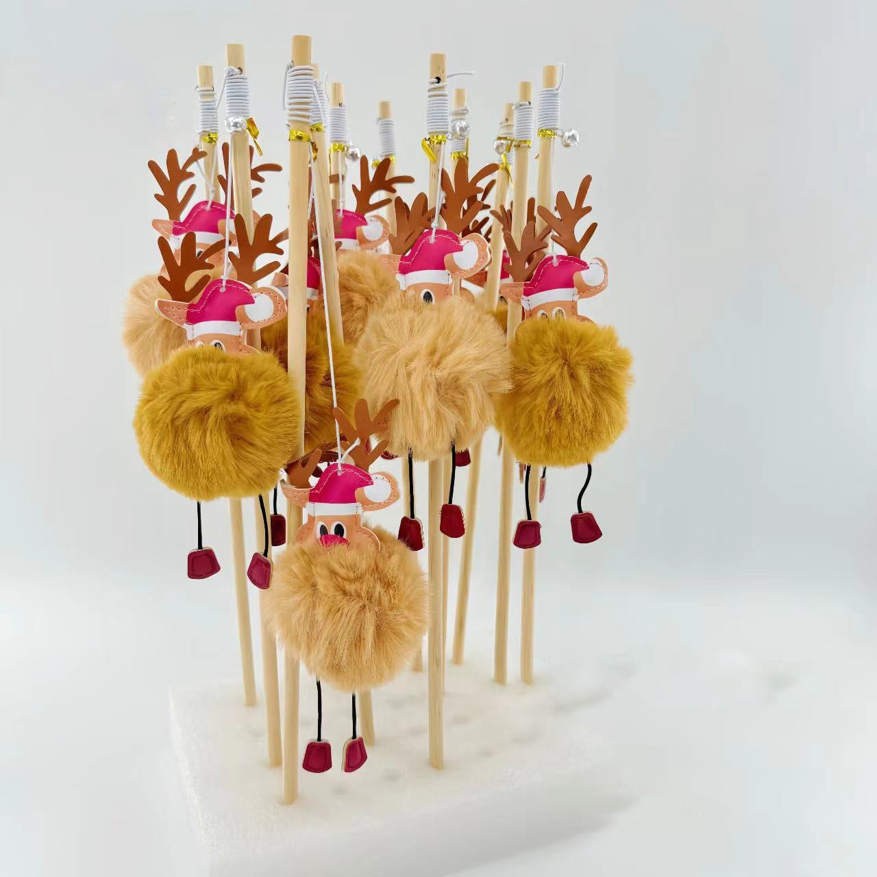 Christmoo - Christmas Reindeer Cat Wand Toy