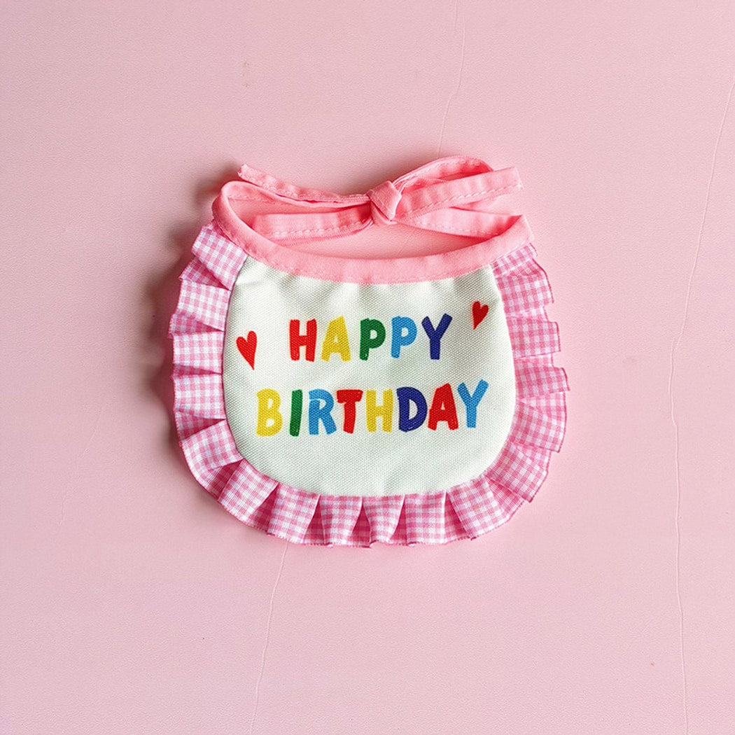 Mokka - Birthday Lettered Pet Party Bib and Hat