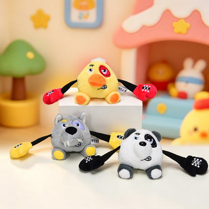 Petkin - Squeaky Plush Animal Design Dog Toy