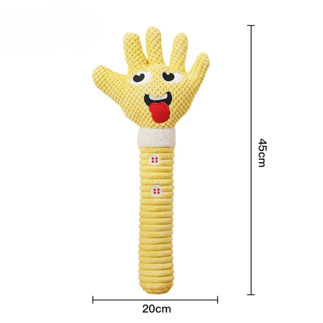 Petkin squeaky plush dog toy on white background displaying vibrant colors