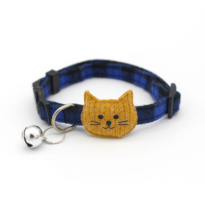 Mokka - Rustic Cartoon Cat Decoration Cat Collar