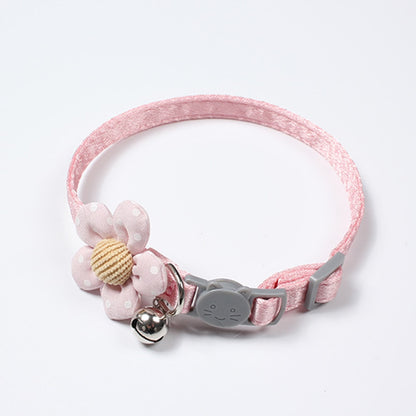 Mokka - Princess Style Flower Cat Collar with Bell