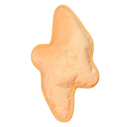 Petkin Orange Star Plush Dog Toy