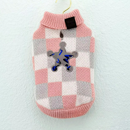 Ozzie - Checker Plaid Everyday Pet Clothing Sweater