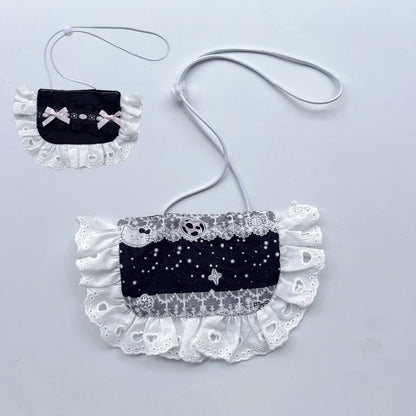 Mokka - Star Print Ruffle Pet Neckwear