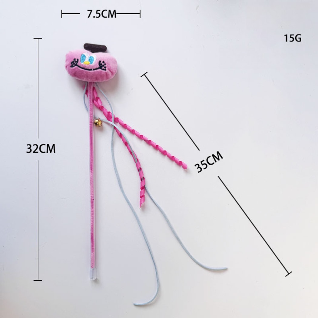 Moo - Playful Cartoon Design Cat Wand Toy