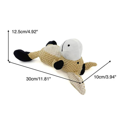 Petkin - Donkey Squeaky Plush Pet Toy
