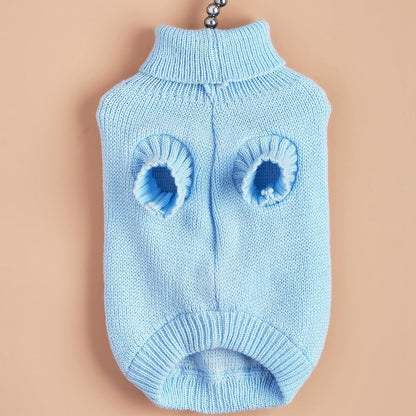 Ozzie - Turtleneck Rabbit Pattern Dog Cat Sweater