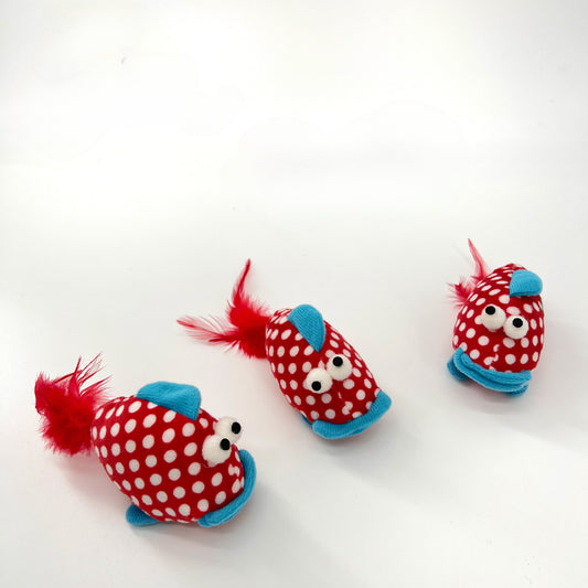 Moo - Red Fish Cat Toy