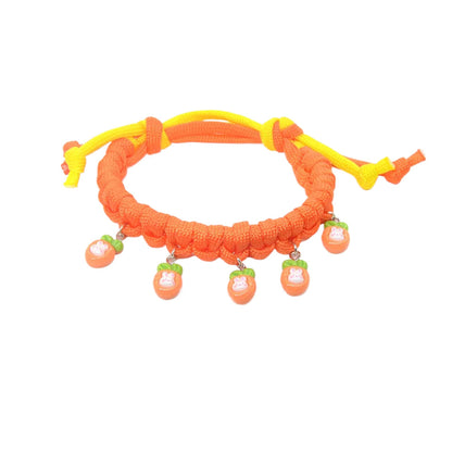 Mokka Fruit Charm Cat Collar with adjustable buckle and bell