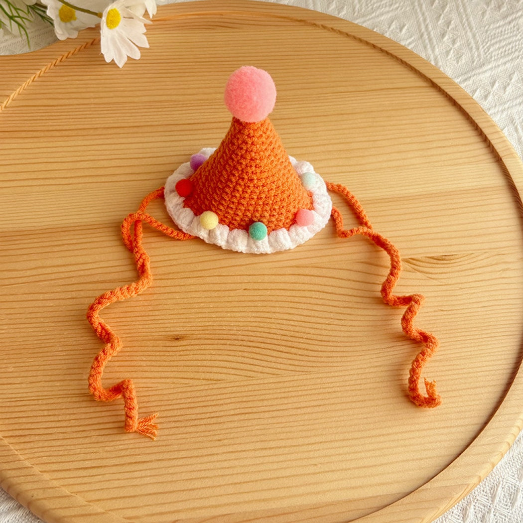 Ozzie - Ice Cream Pet Birthday Hat and Bib