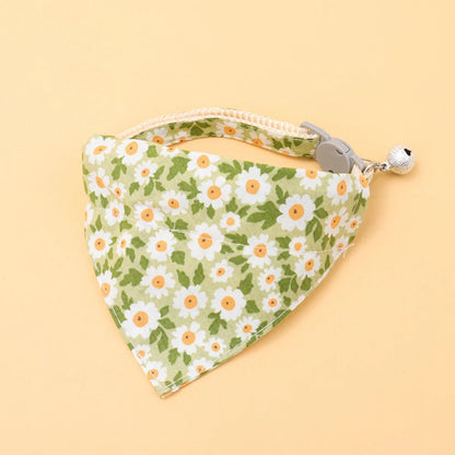 Mokka - Floral Patterned Cat Collar