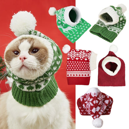 Christmoo - Christmas Reindeer Snowflake Pet Hat