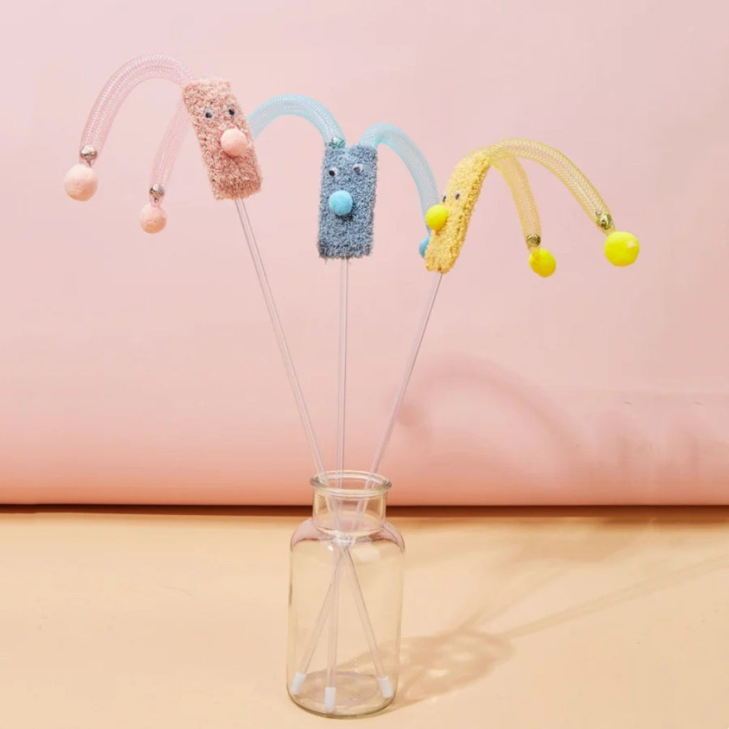 Moo - Clown Character cat teaser wand