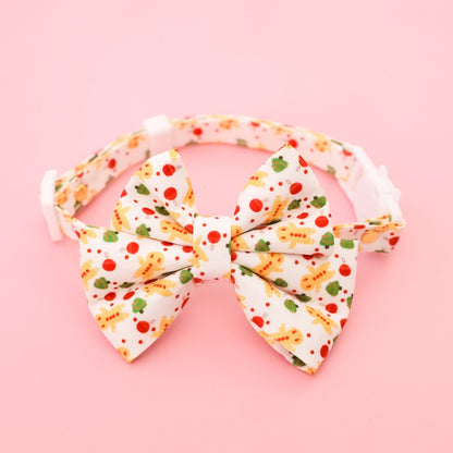 Christmoo - Christmas Cat Collar with Bell Bow Collar