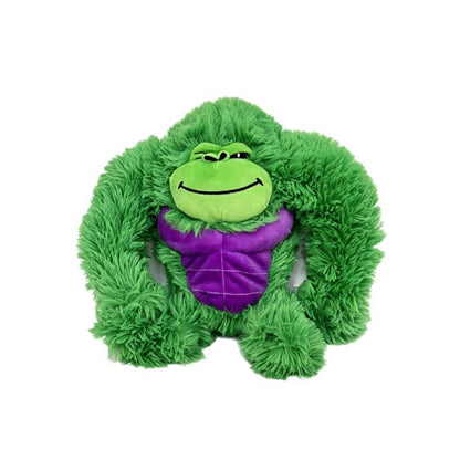 Petkin - Plush Gorilla Shaped Dog Squeaky Toy