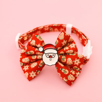 Christmoo - Christmas Cat Collar with Bell Bow Collar