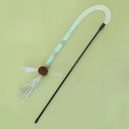 Petkin - Feather Bell Cat Teaser Wand