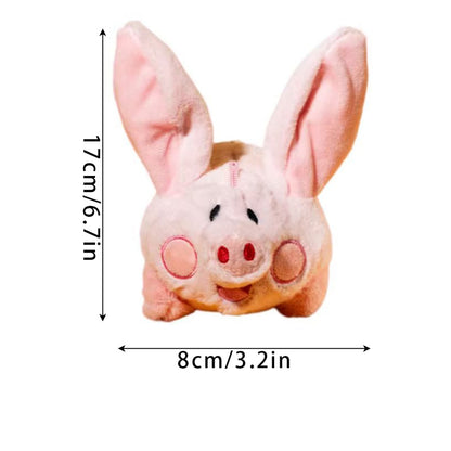 Petkin - Pig Shape Bird Sound Squeaky Plush Dog Toy