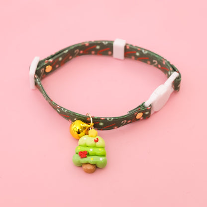 Christmoo - Christmas Cat Collar with Bell Bow Collar