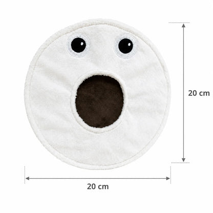 Petkin White Face Crinkle Dog Toy