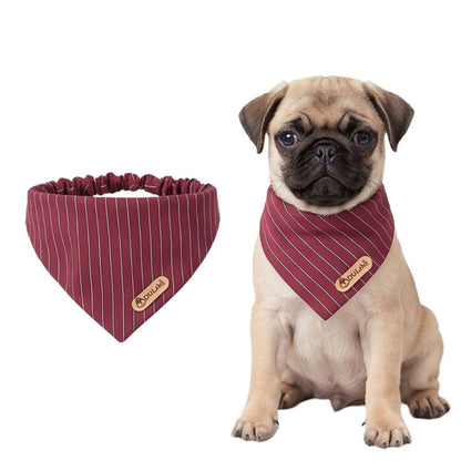 Mokka - Plaid & Stripe Bandana Pet Neckwear