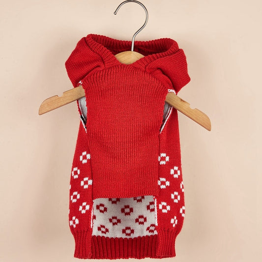 Ozzie - Cartoon Fox Hooded Dog Sweater