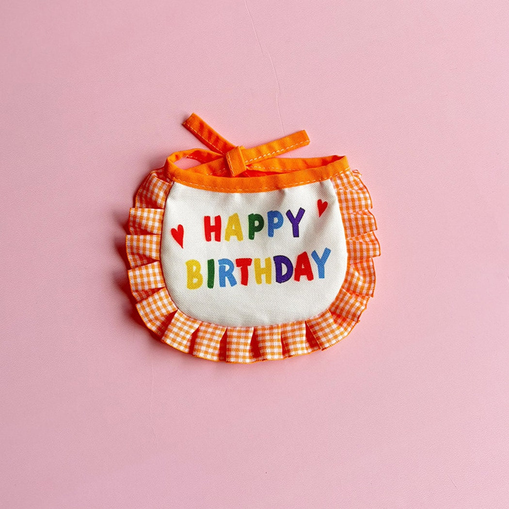 Mokka - Birthday Lettered Pet Party Bib and Hat