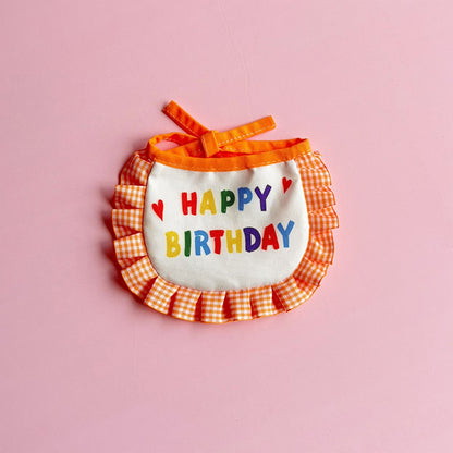 Mokka - Birthday Lettered Pet Party Bib and Hat