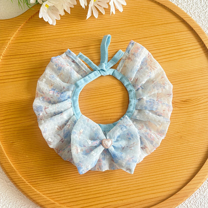 Mokka - Pastel Floral Bow Cat Collar