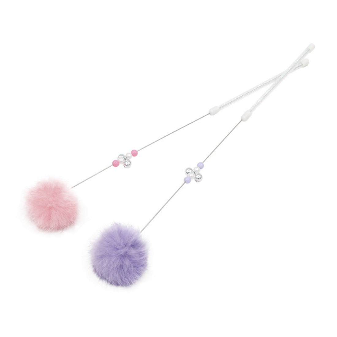 Moo - Colorful Pom-Pom Cat Teaser Wand