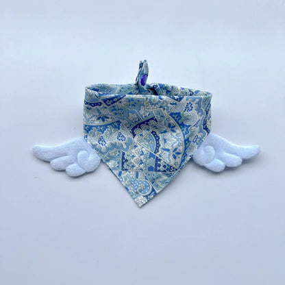 Mokka - Floral Print Pet Bandana Neckwear