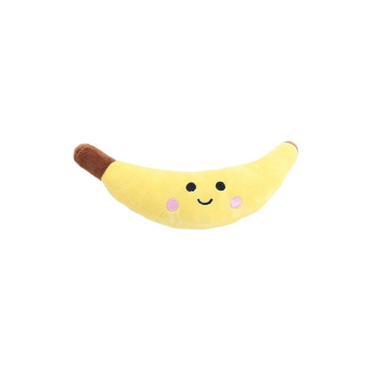 Petkin - Smiling Fruit & Veggie Plush Dog Toy