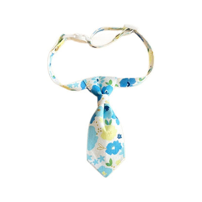 Mokka - Floral Tie Detail Gentry Style Cat Collar