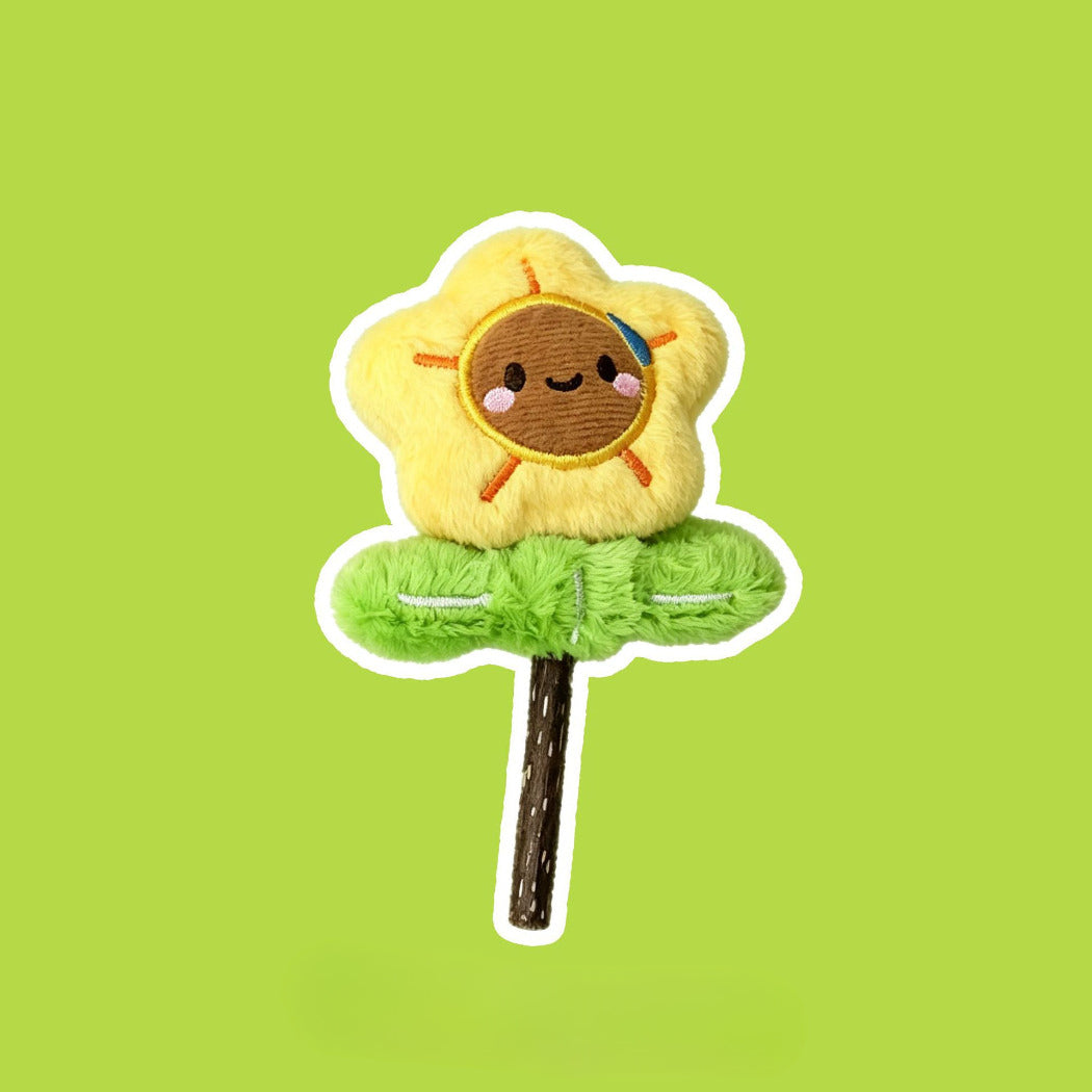 Moo - Sunflower Wand Cat Toy