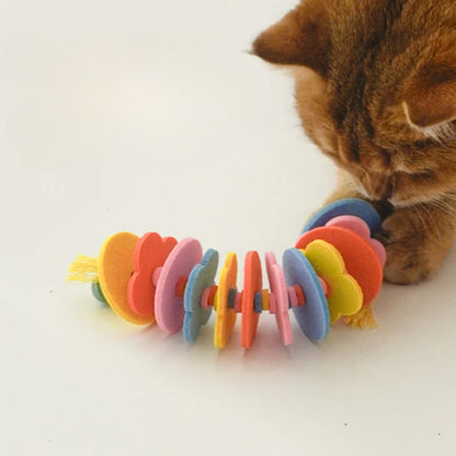 Moo - Colorful Layered Felt Cat Toy